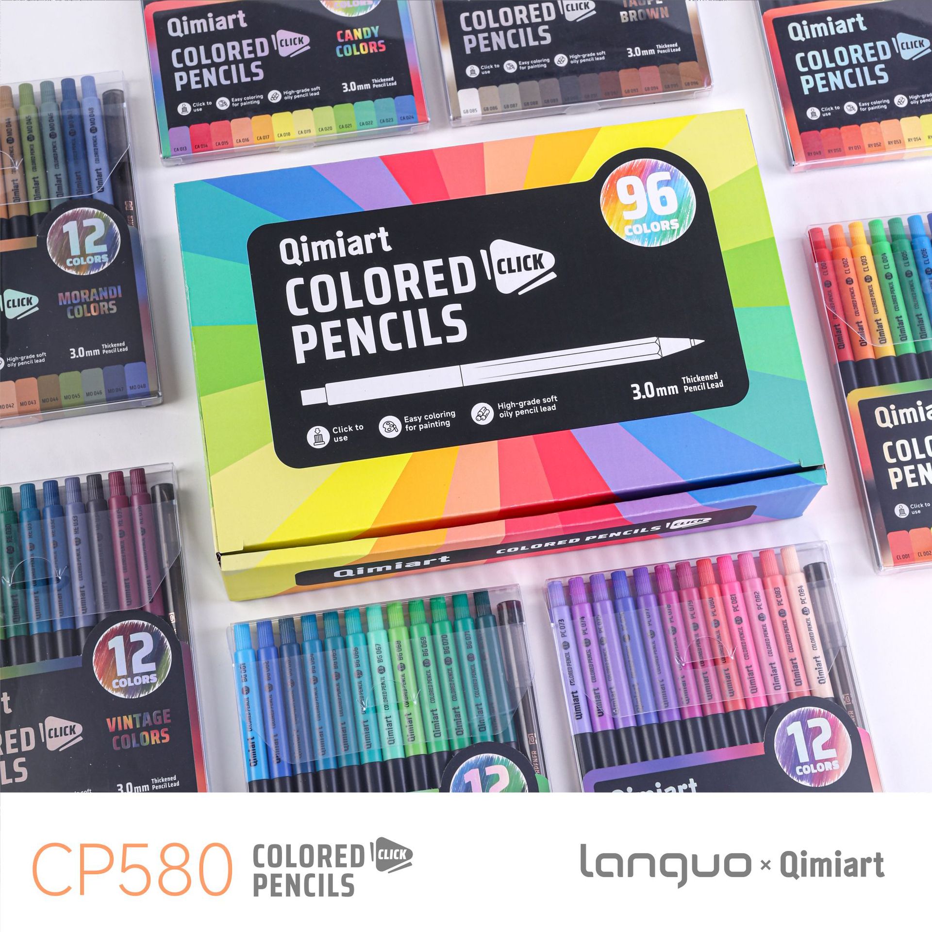 Staedtler Pencil Lumocolor - Ensemble de 96 crayons de couleur