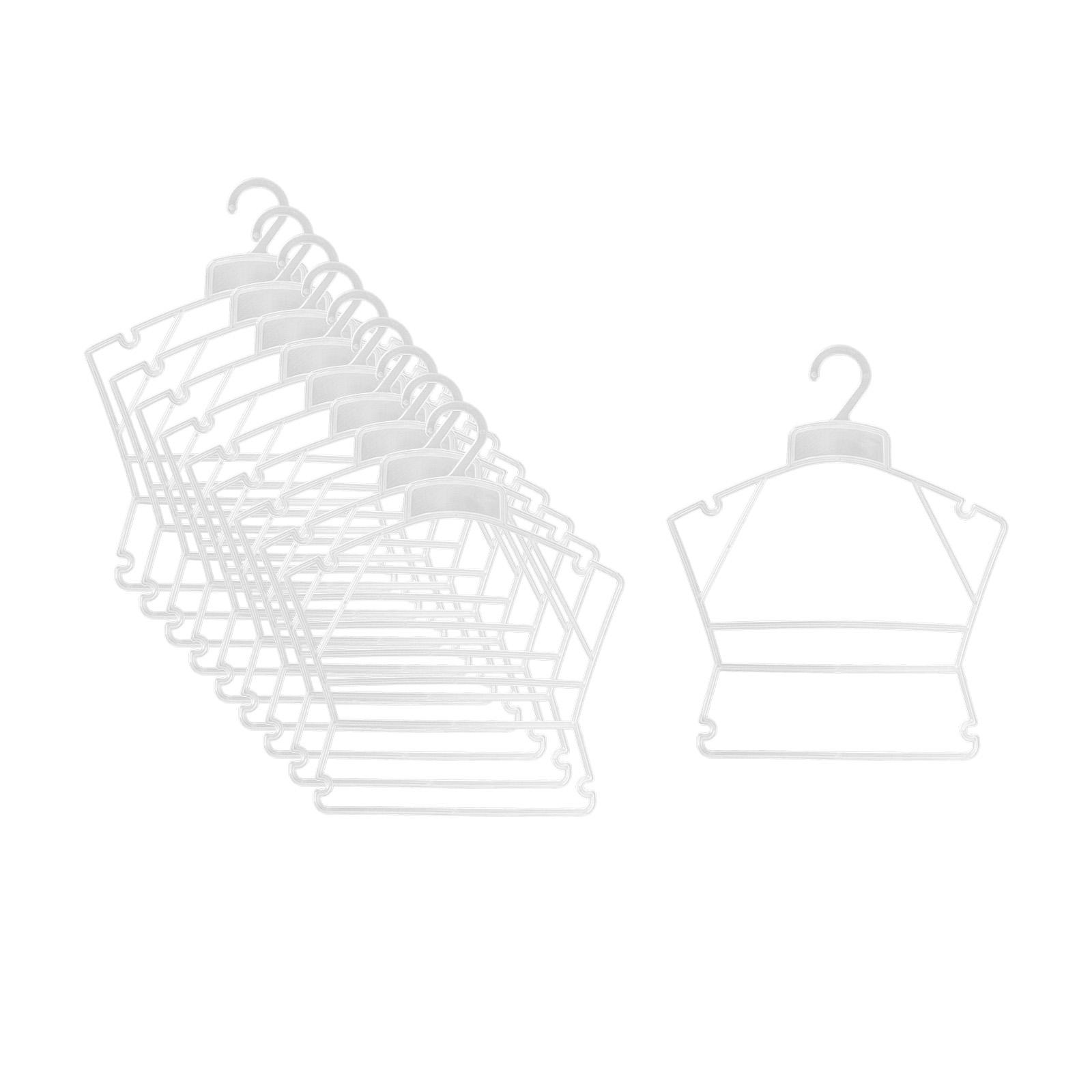 Dress Form Mannequin - Lot de 10 cintres organisateurs pour