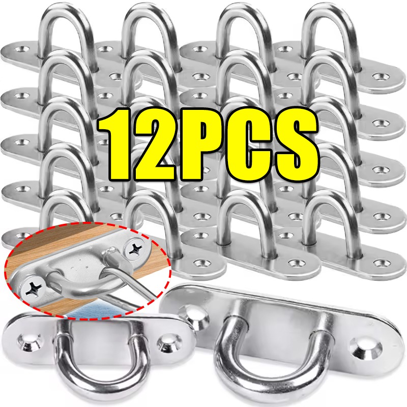 Hook Eye Fastener - Crochets ovales en acier inoxydable robustes