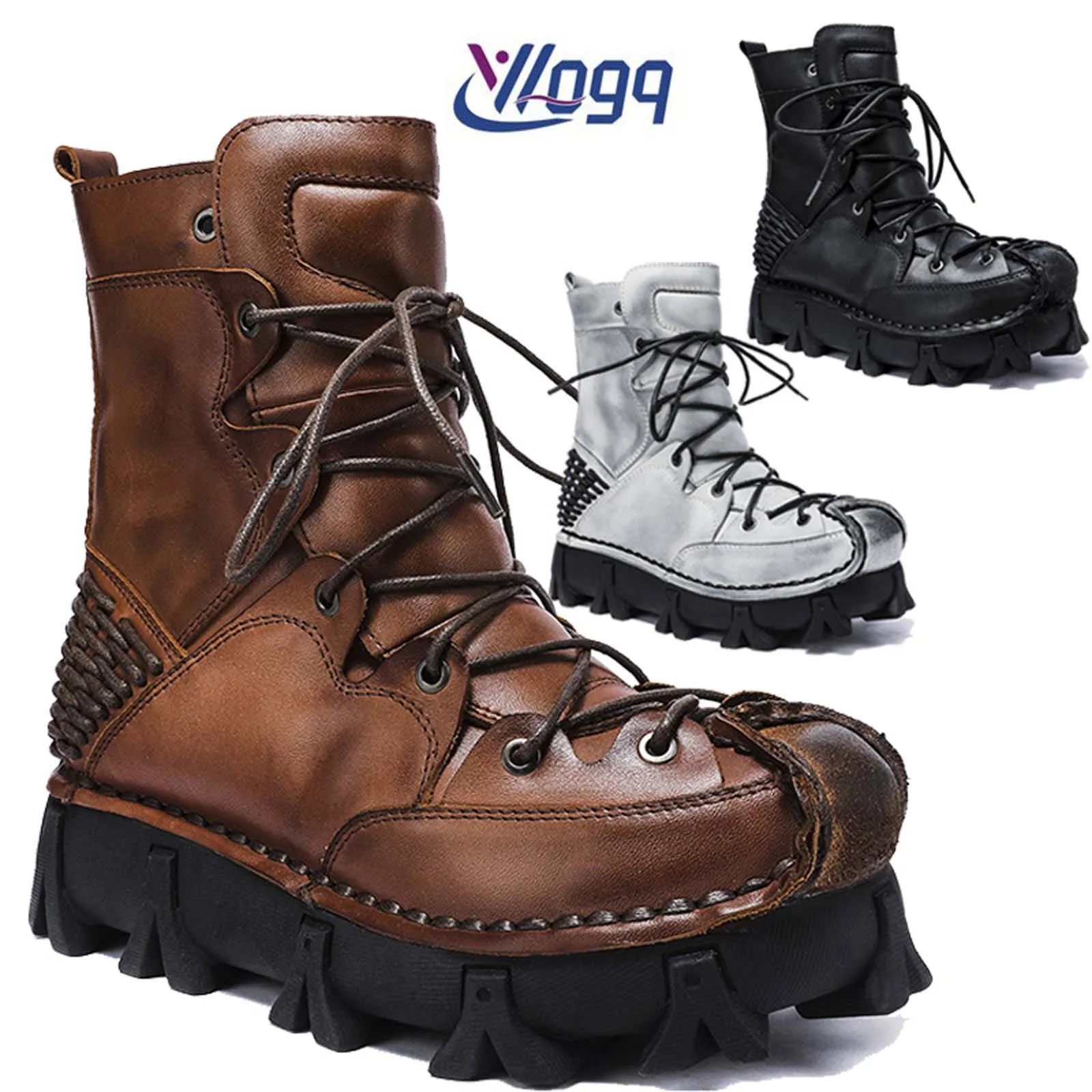 Bottes de moto en cuir véritab - Sewing Knit avis et prix