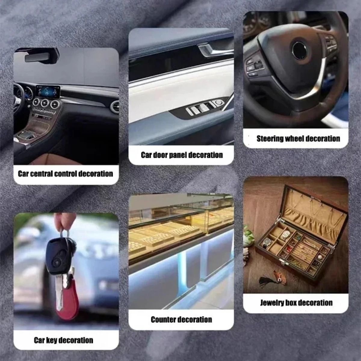 Tissu en suède auto-adhésif mu - Fabric Glue Bond avis et prix