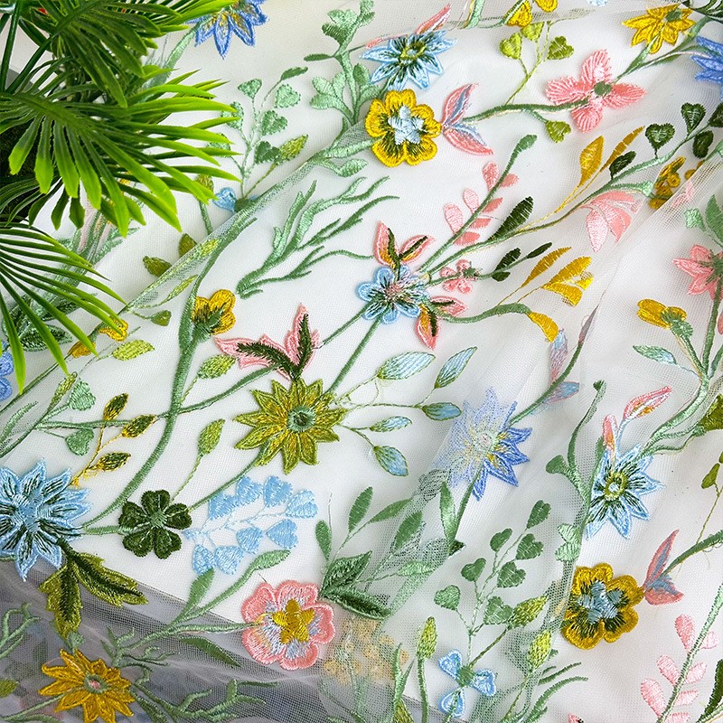 Tissu en dentelle de tulle bro - Sewing In Textile avis et prix