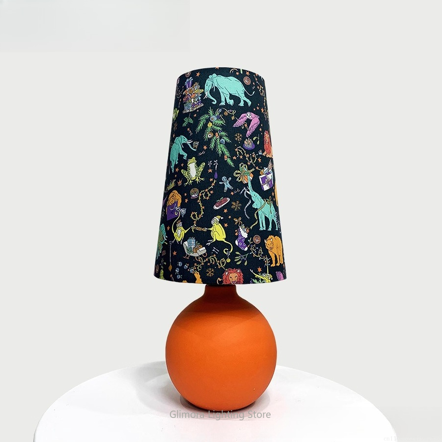 Lampe de table sphère orange : - Century Textile & Sewing Supply avis et prix