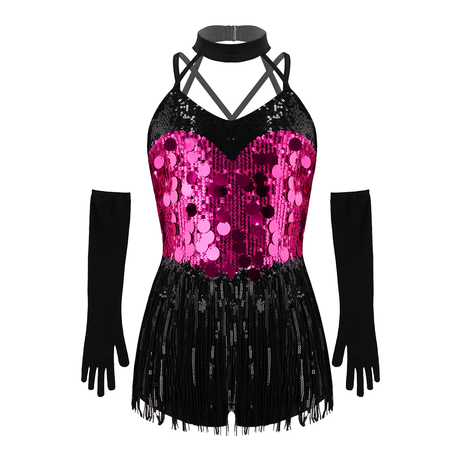 Robe de danse latine à franges - Sewing Vest avis et prix