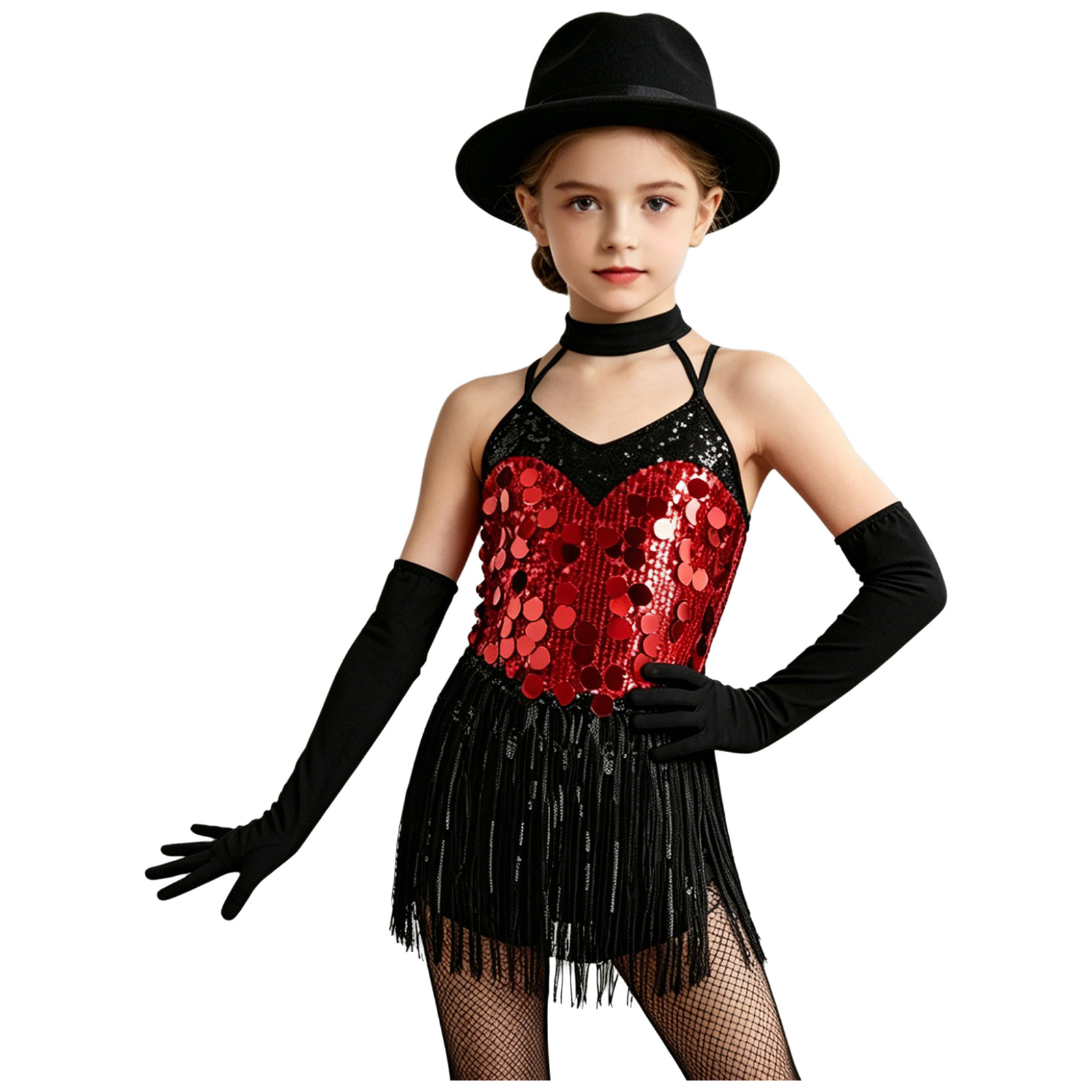 Robe de danse latine à franges - Sewing Vest avis et prix