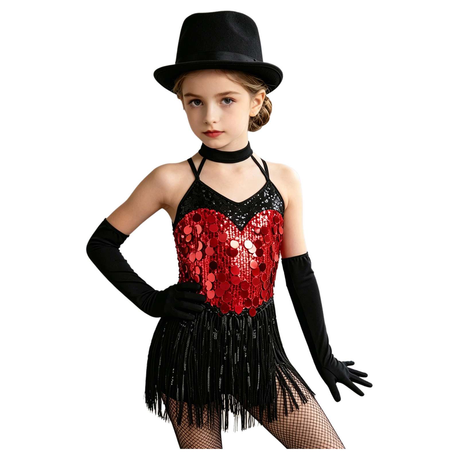 Robe de danse latine à franges - Sewing Vest avis et prix