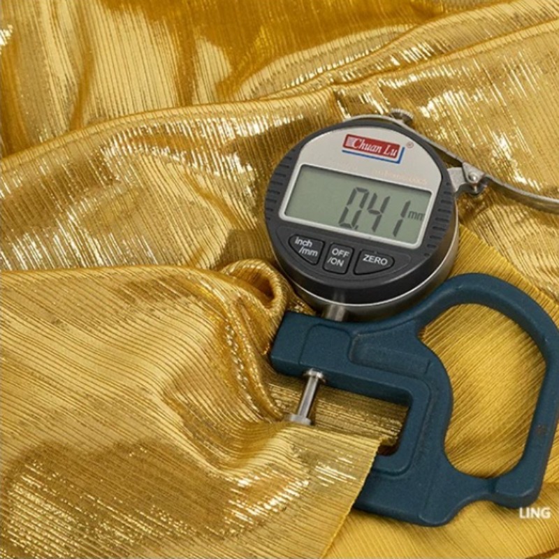 Tissu tricoté côtelé jaune dor - Sewing Knit avis et prix