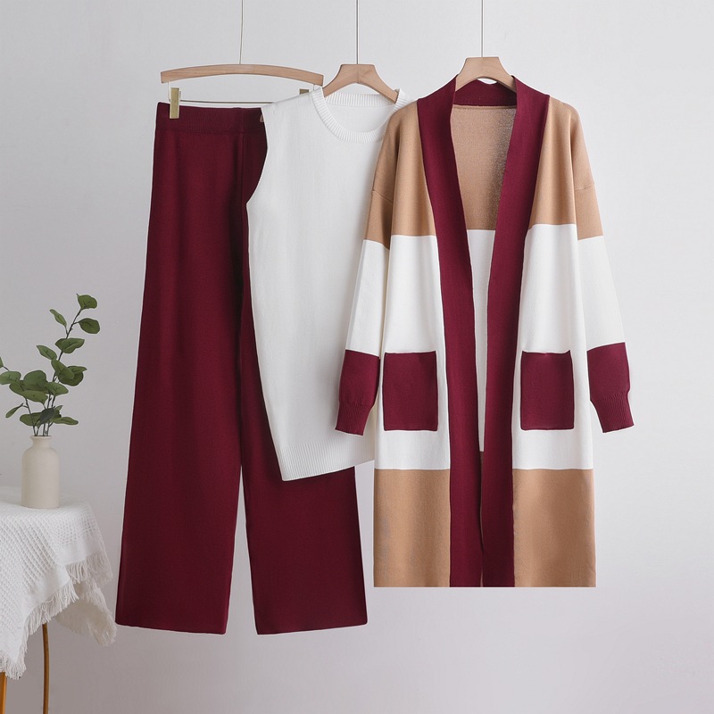 Ensemble trois pièces en trico - Sewing Vest avis et prix