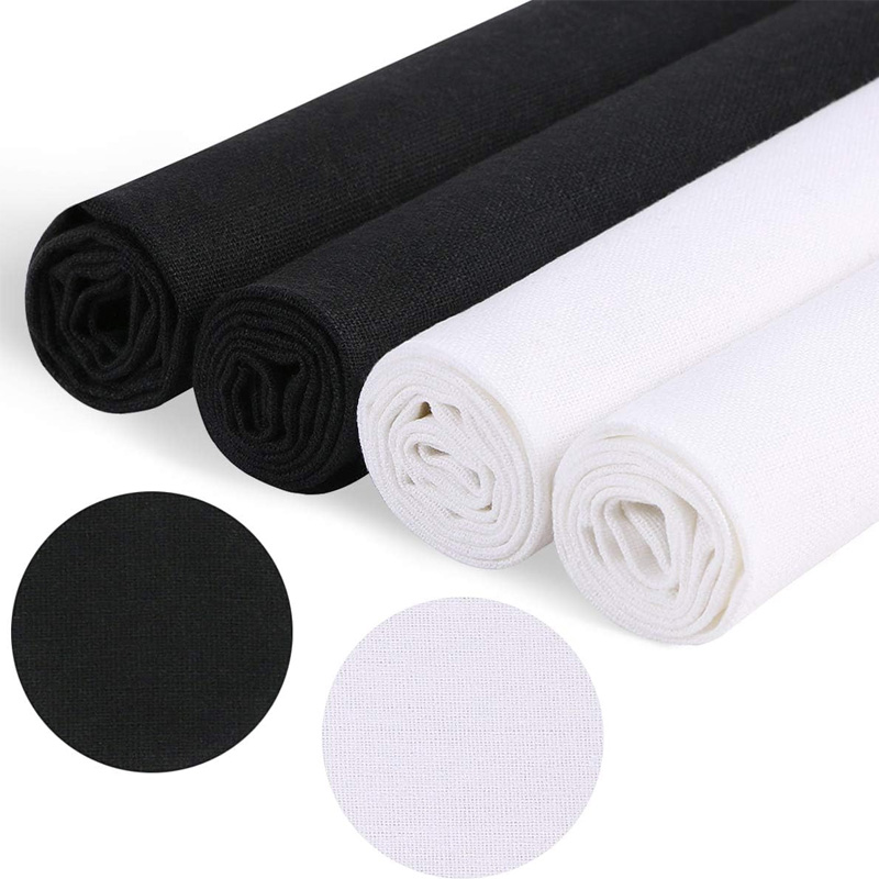 4 pièces de tissu en lin, tiss - Sewing Embroidery Fabric avis et prix