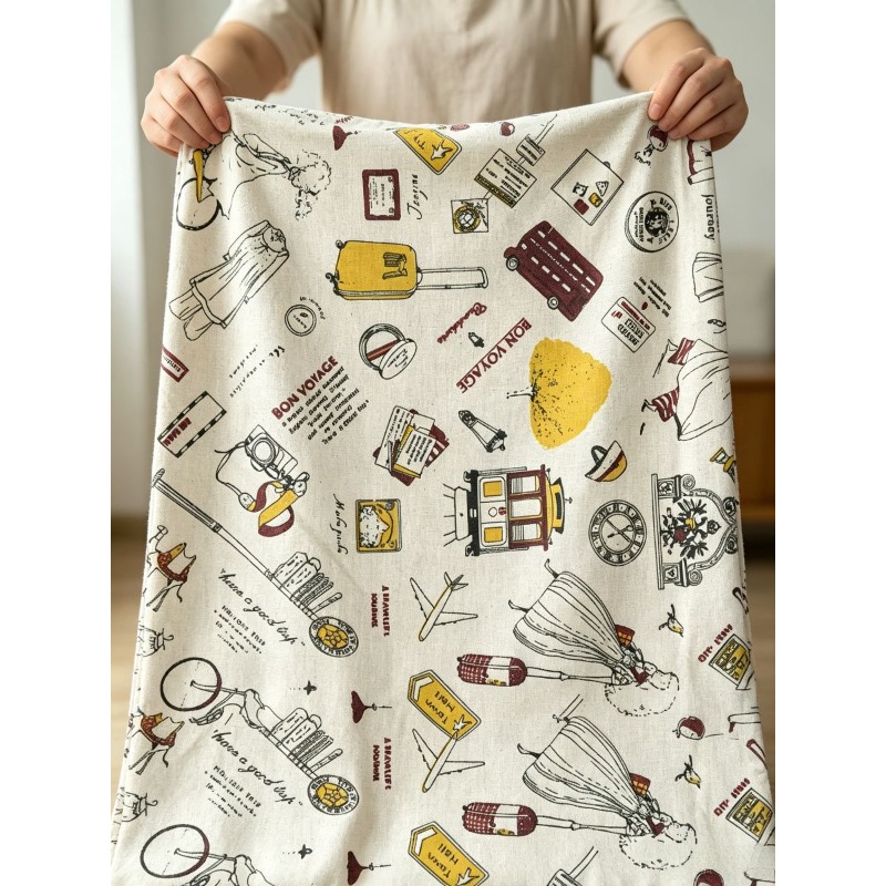 Tissu à motifs variés avec mot - Sewing In Textile avis et prix