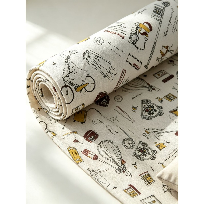 Tissu à motifs variés avec mot - Sewing In Textile avis et prix